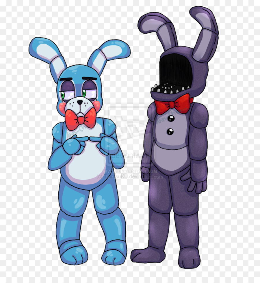 Conejos De Dibujos Animados，Conejo Azul PNG