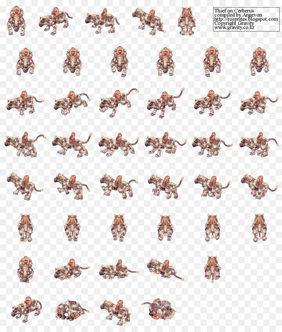 Ragnarok Online，Sprite PNG