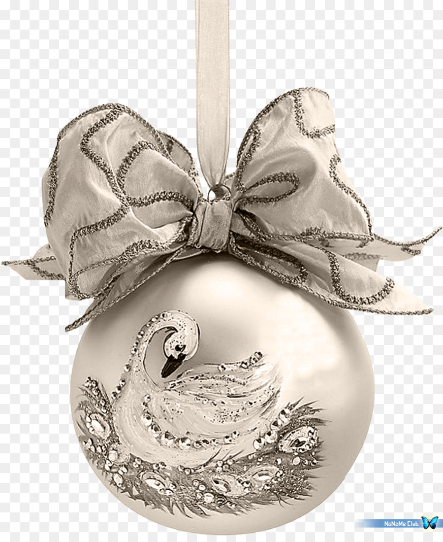 Adorno De Navidad，Cisne PNG