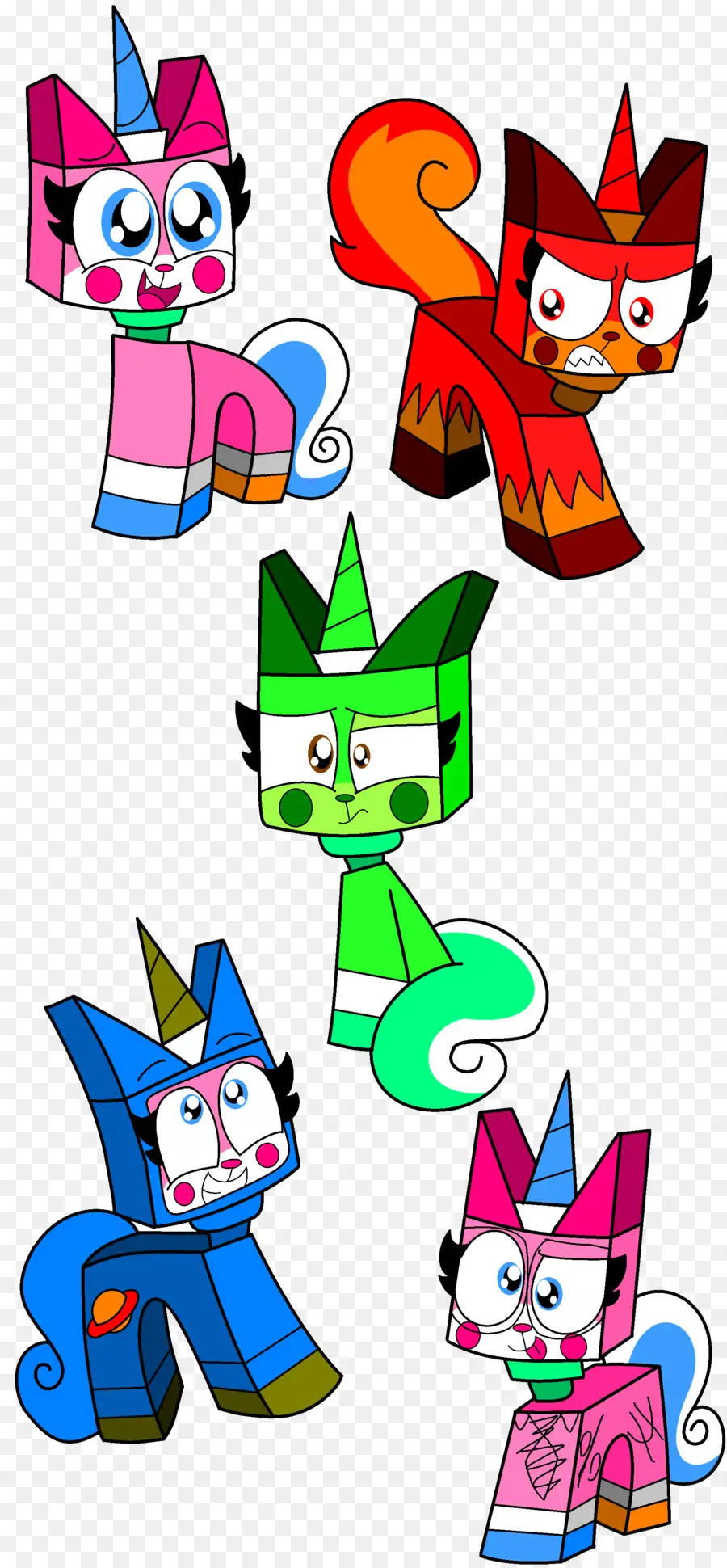 Personajes Coloridos De Unicornio，Unicornio PNG