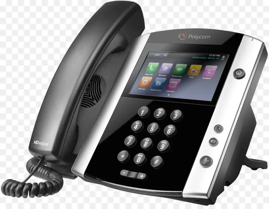 Polycom，Teléfono Voip PNG