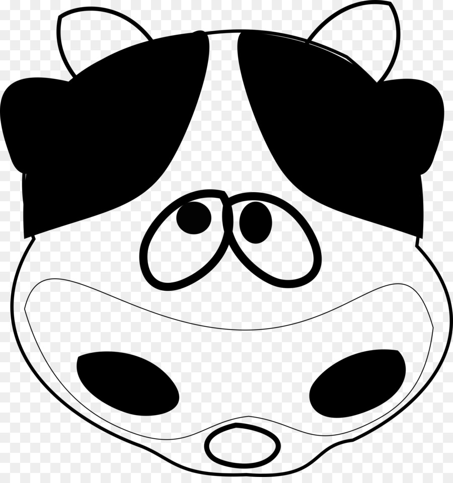 Dibujo De Cara De Vaca，Animal PNG