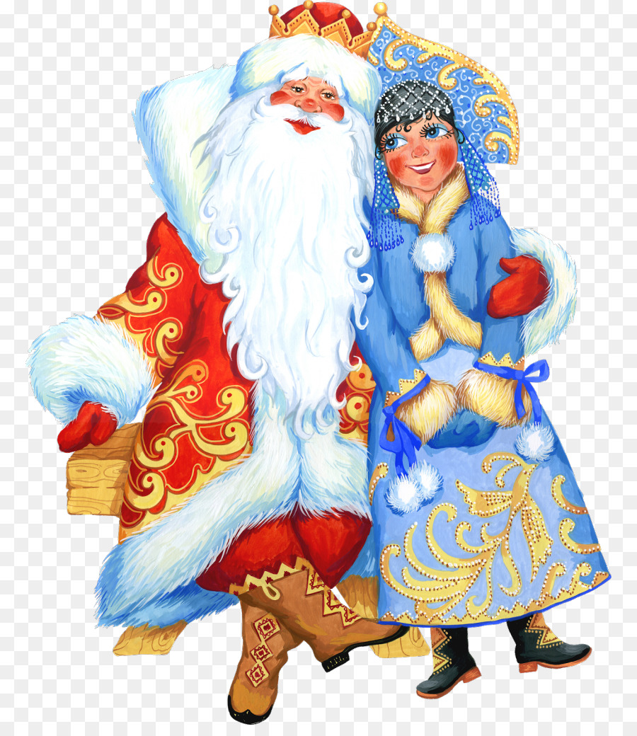 Ded Moroz，Snegurochka PNG