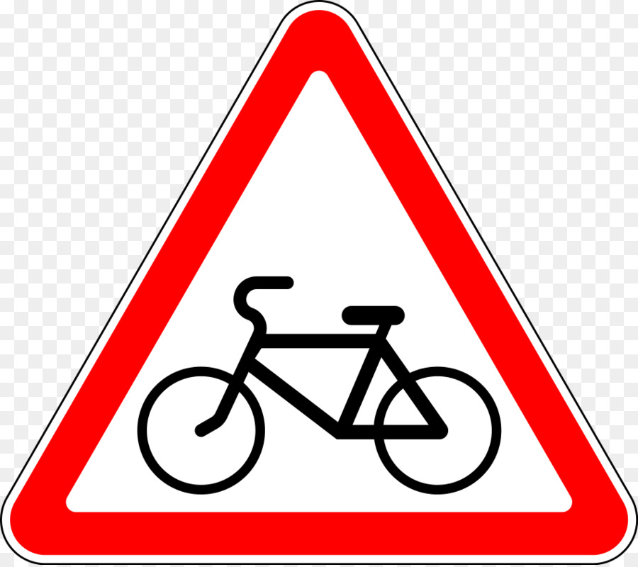 Señal De Bicicleta，Advertencia PNG