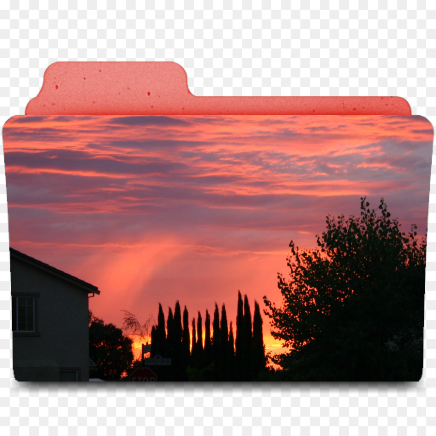 Carpeta De Puesta De Sol，Atardecer PNG