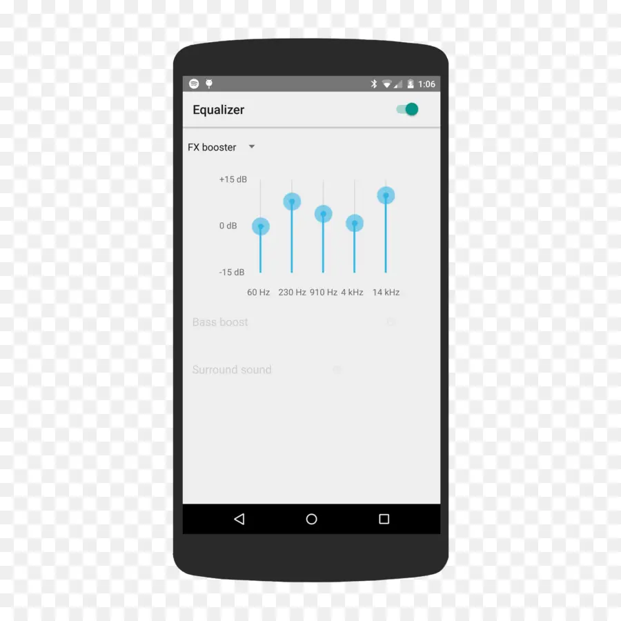 Smartphone Con Ecualizador，Dispositivo PNG