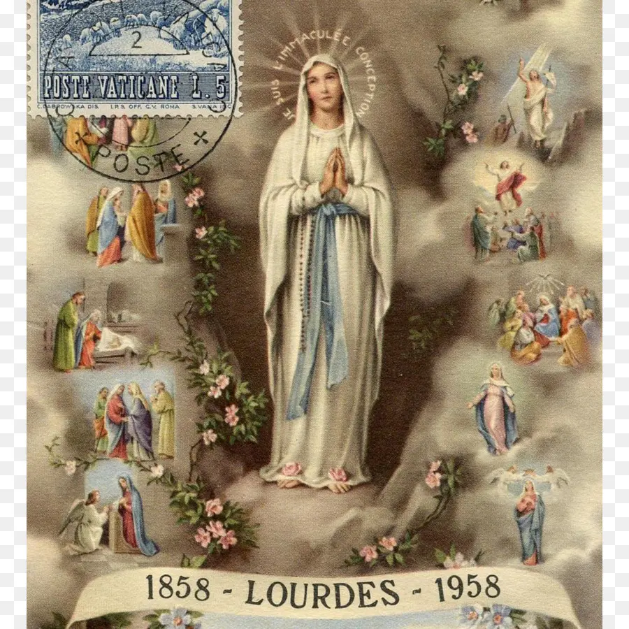 Lourdes，Nuestra Señora De Lourdes PNG