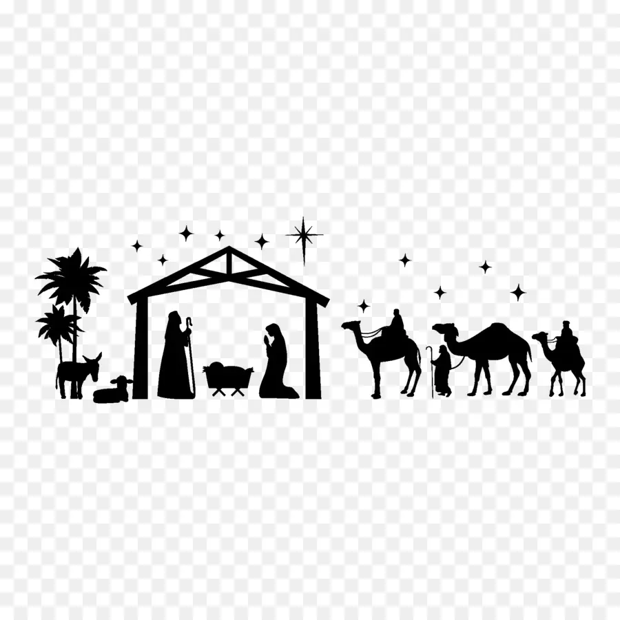 Escena De La Natividad，Pesebre PNG