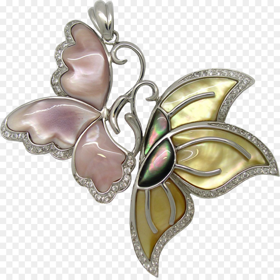 Colgante De Mariposa，Collar PNG