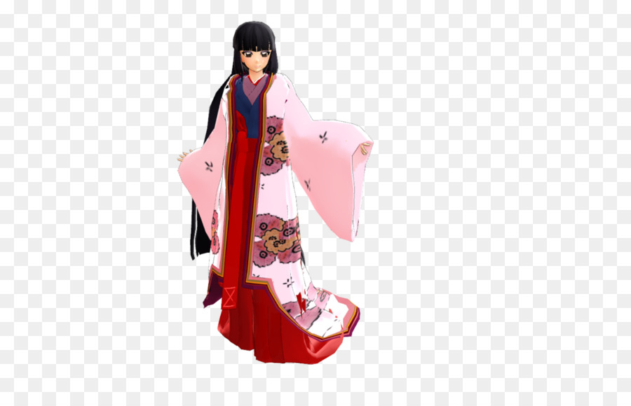 Personaje Animado，Kimono PNG