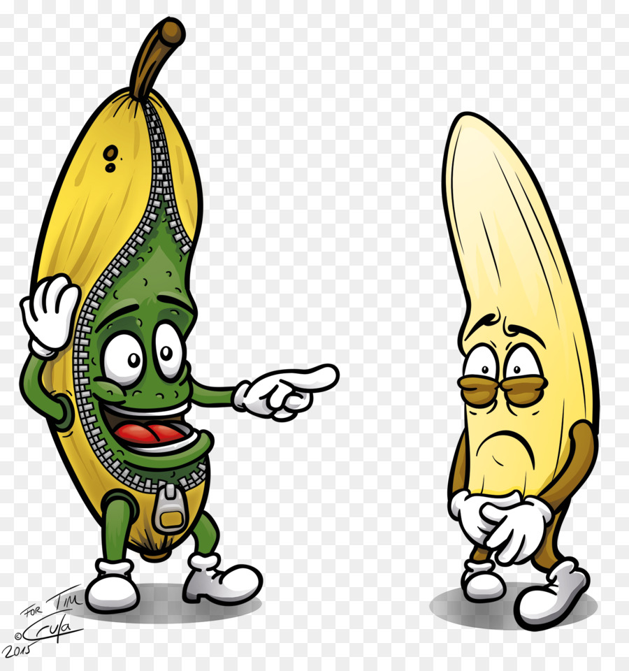 Personajes De Plátano，Fruta PNG