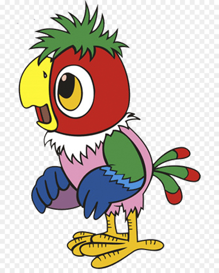 Loro Colorido，Pájaro PNG