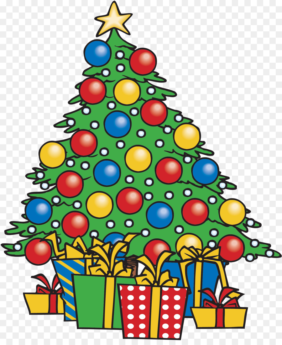 Papá Noel，árbol De Navidad PNG