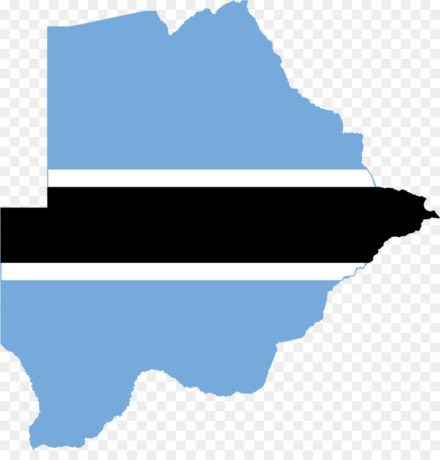 Botswana，Bandera De Botswana PNG