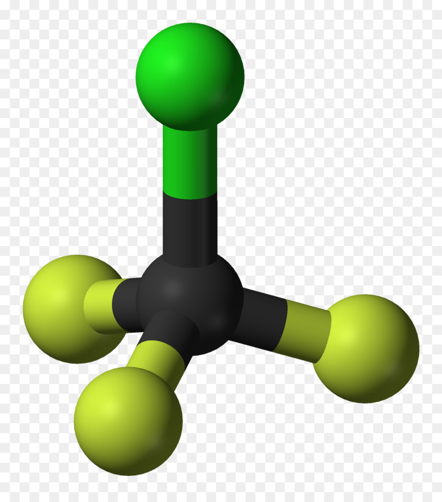 Diclorodifluorometano，Modelo De Ballandstick PNG