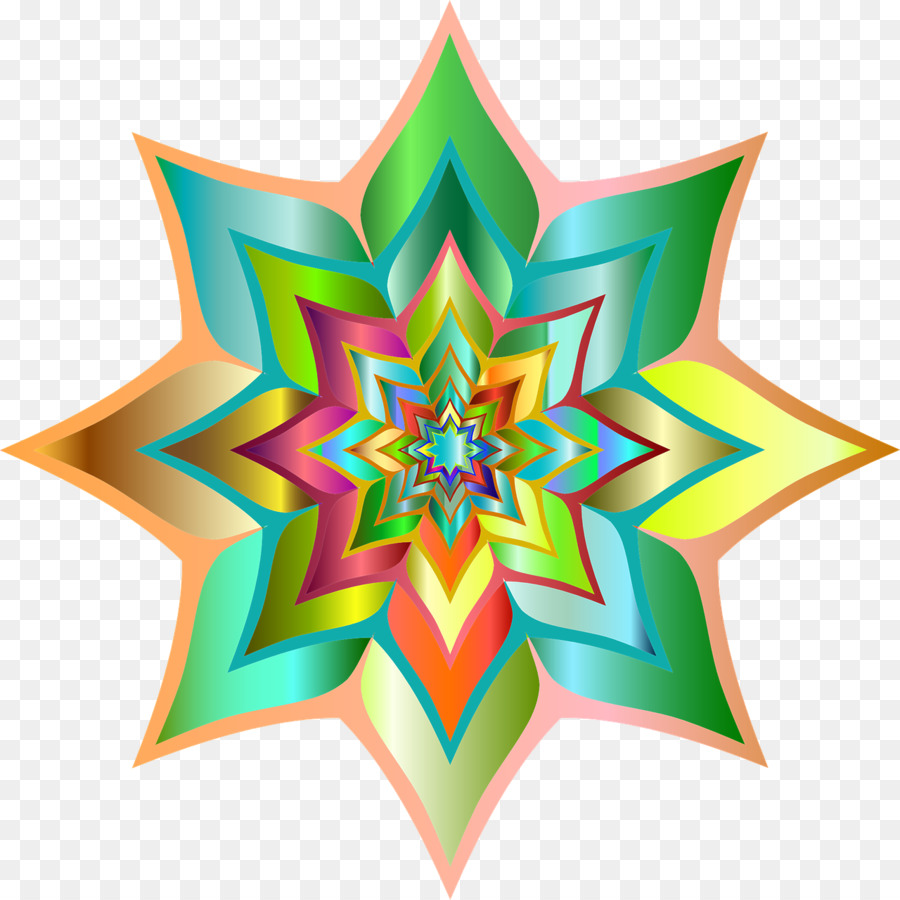 Estrella Colorida，Diseño PNG