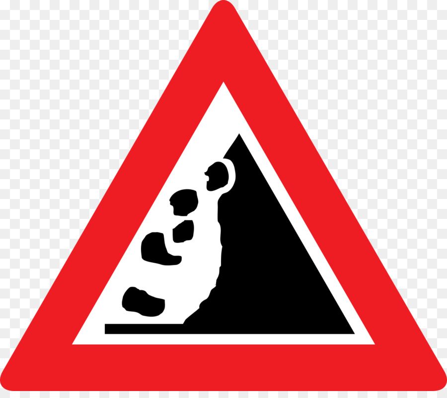 Signo De Rocas Cayendo，Advertencia PNG