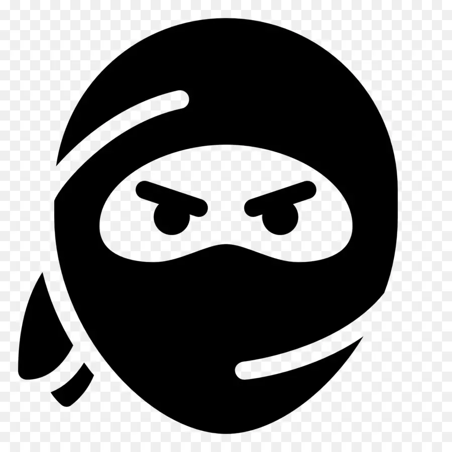 Icono Ninja，Mascarilla PNG