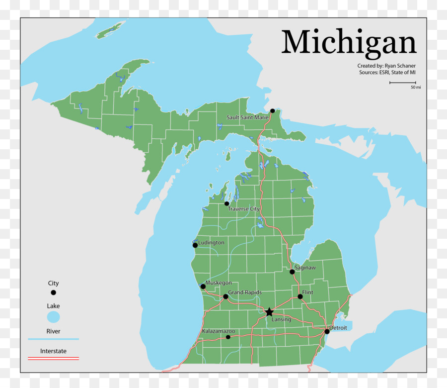 Michigan，Nos Elecciones Presidenciales De 2016 PNG