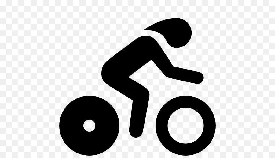 Silueta De Ciclista，Bicicleta PNG