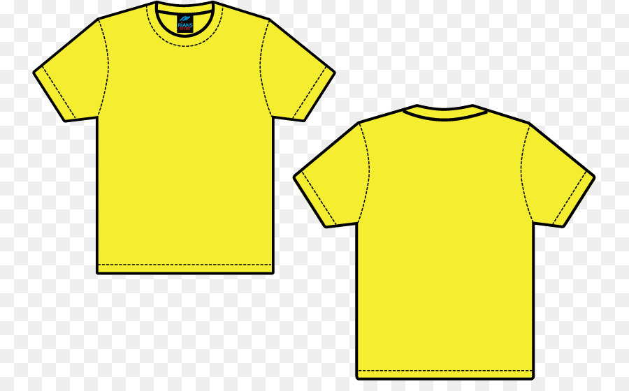 Camiseta Amarilla，Vestir PNG