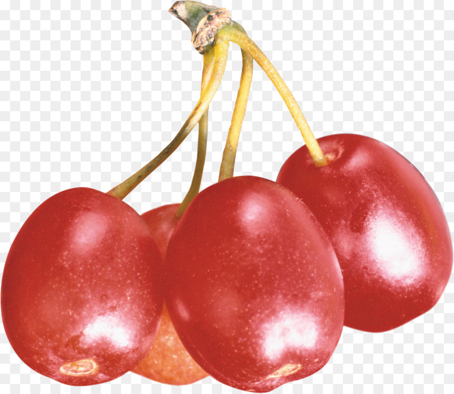 Cerezas Rojas，Alimento PNG