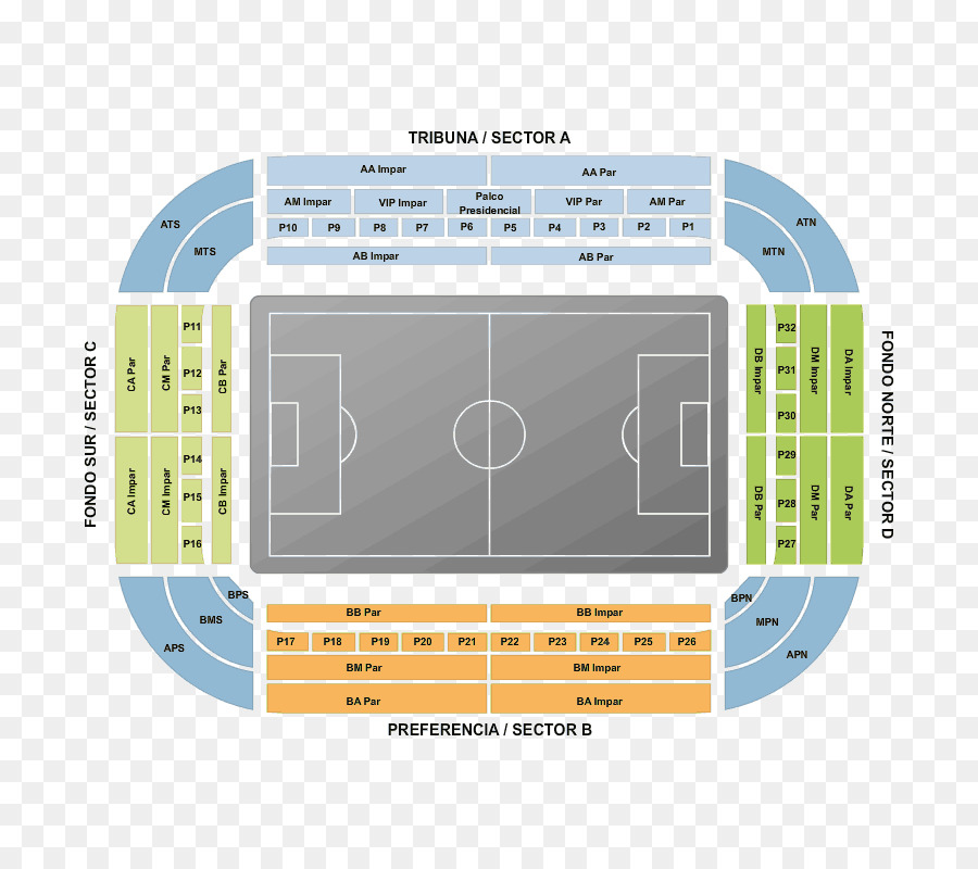 Plano De Asientos Del Estadio，Asientos PNG