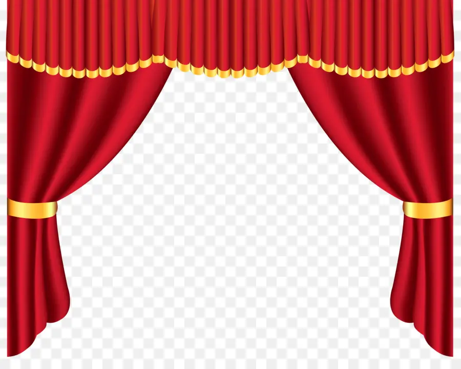 Cortinas，Rojo PNG