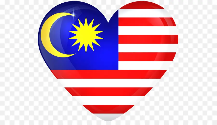 Corazón De La Bandera De Malasia，Corazón PNG