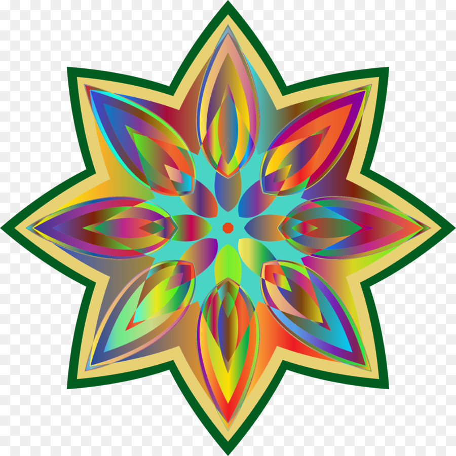 Estrella Colorida，Diseño PNG