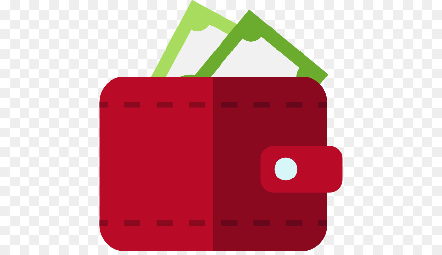 Cartera Roja，Dinero PNG