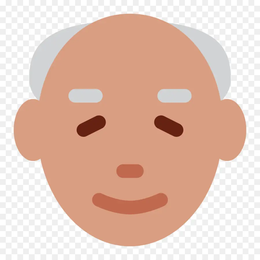 Emoji De Anciano，Rostro PNG