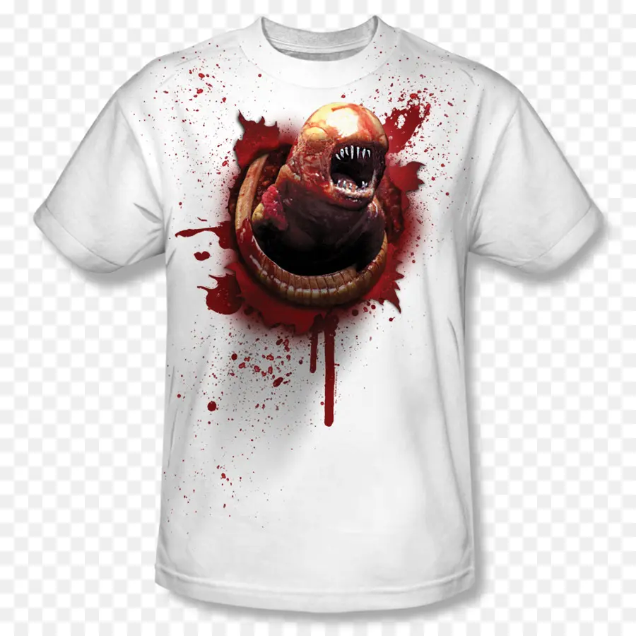 Camiseta De Criatura Alienígena，Blanco PNG