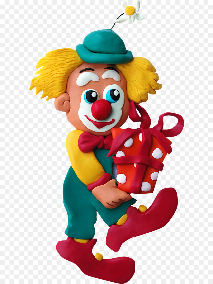 Payaso Con Regalo，Regalo PNG