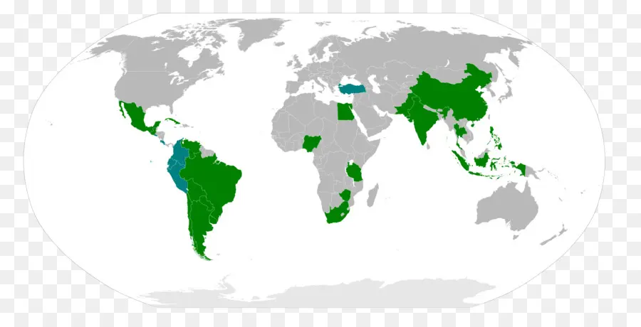 Mapa Mundial，Países PNG