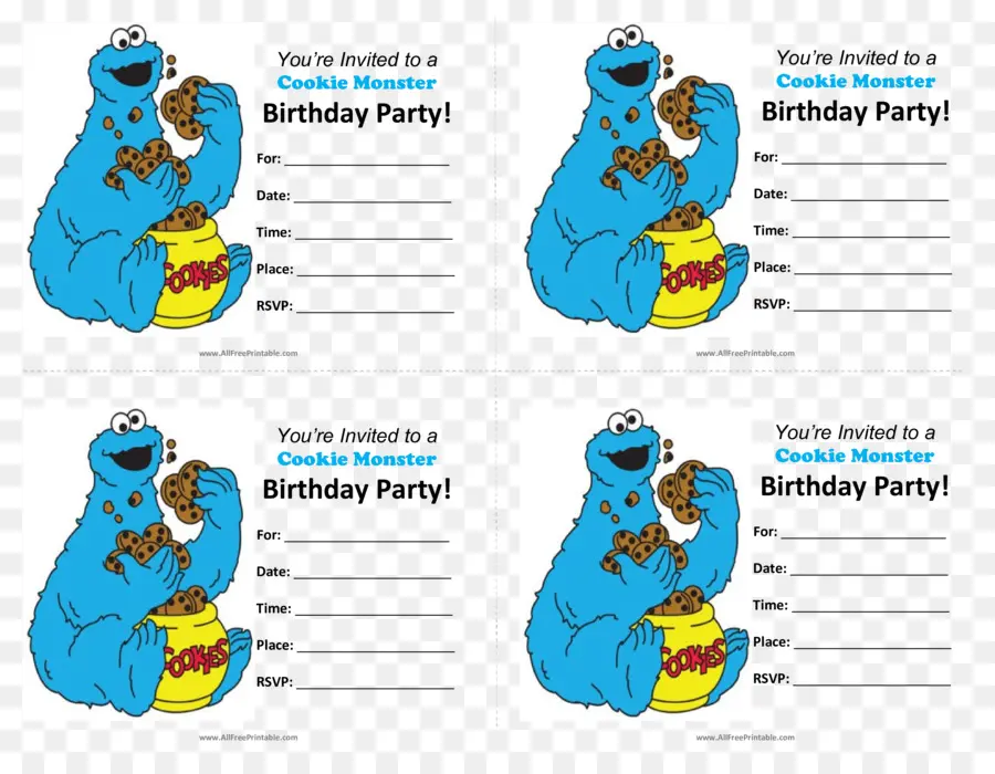 Invitación De Cumpleaños，Tarjeta PNG