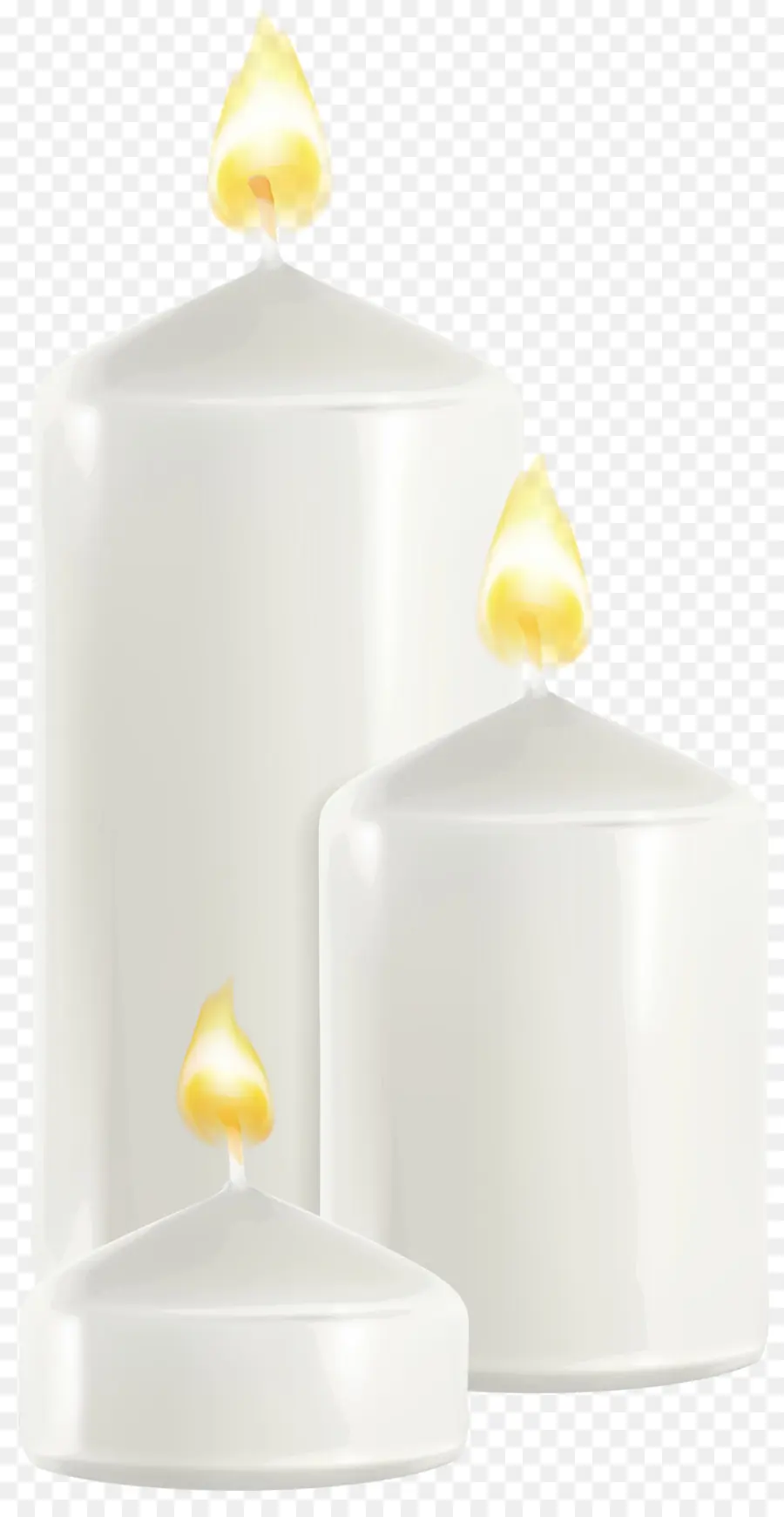 Vela，Velas Sin Llama PNG