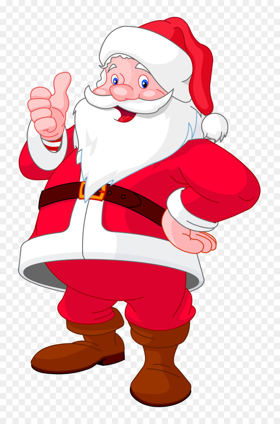 Papá Noel De Dibujos Animados，Navidad PNG