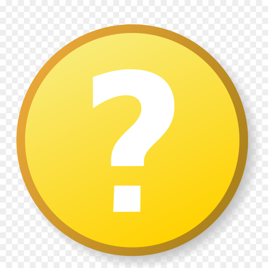 Signo De Interrogación Amarillo，Consulta PNG