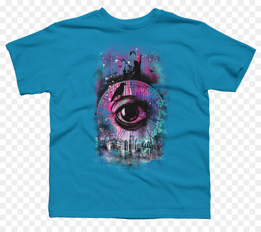 Camiseta，Azul PNG