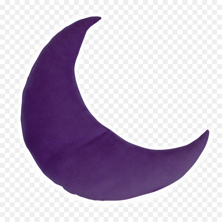 Luna Creciente Morada，Luna PNG