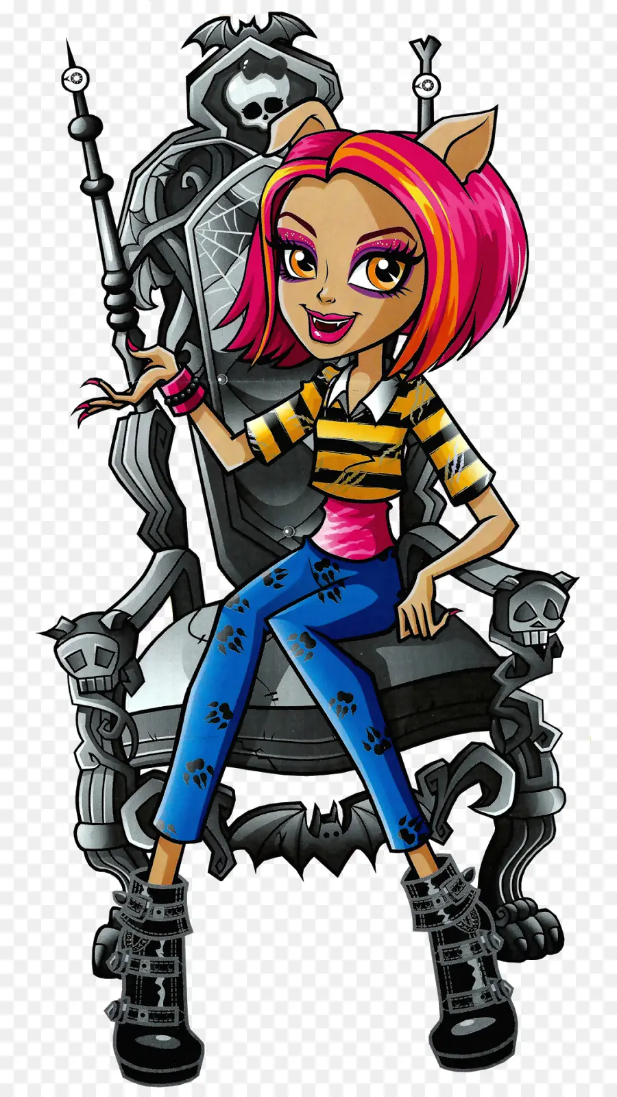 Frankie Stein，Monster High PNG