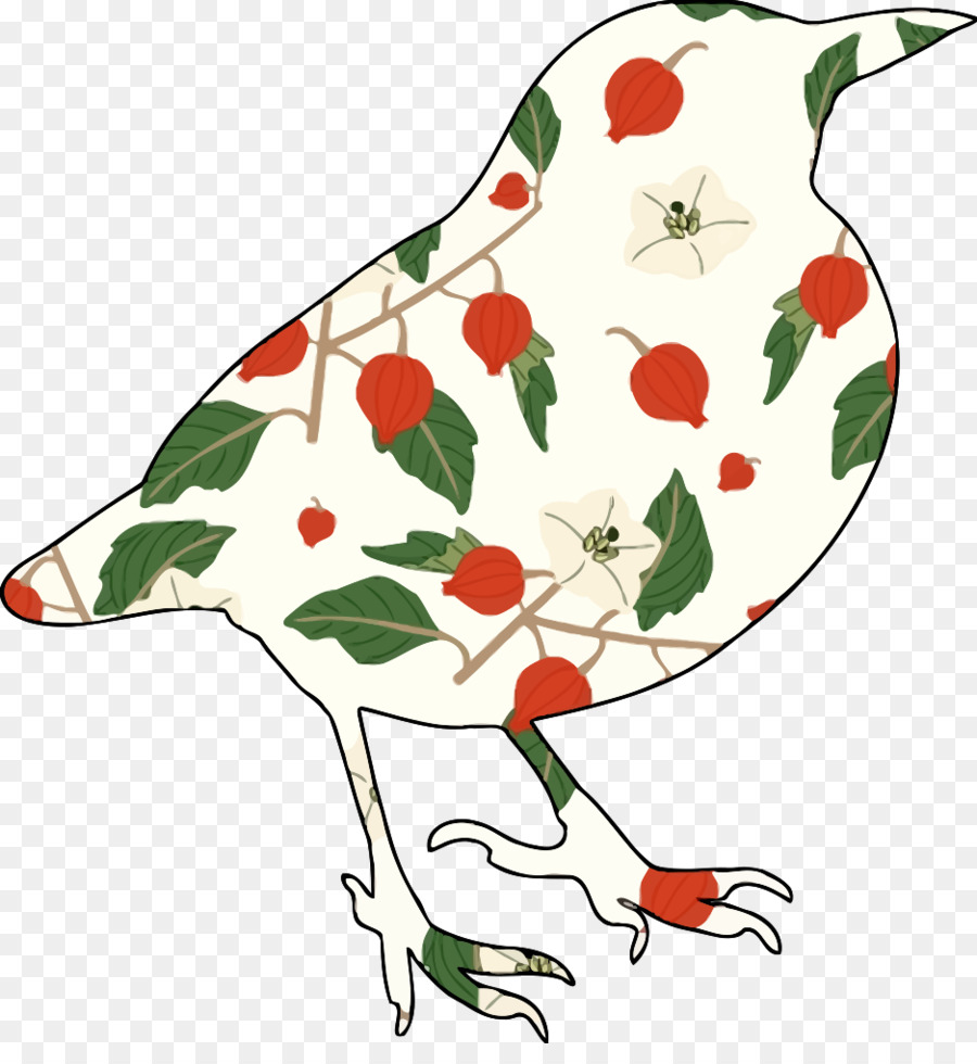 Pájaro，Flor PNG