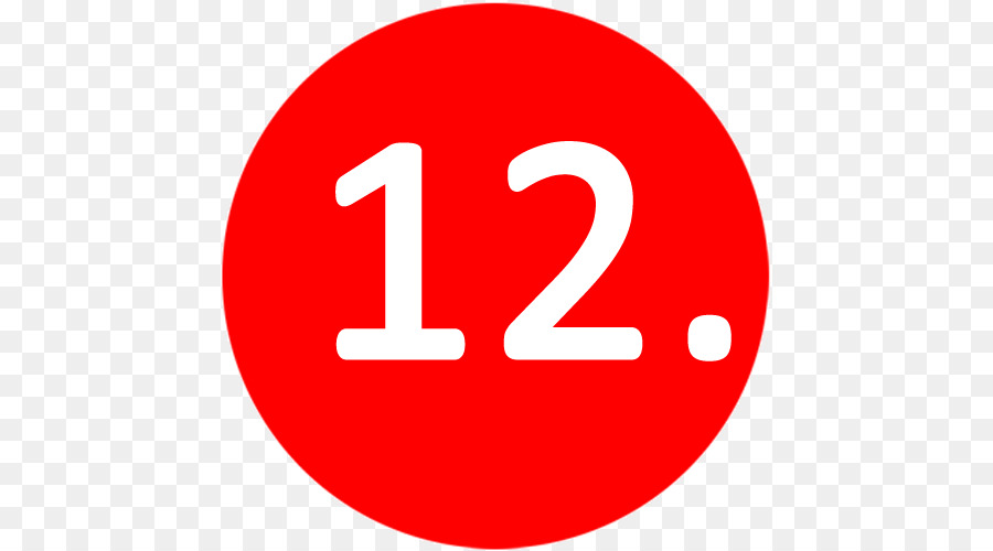 Numero 12，Dígito PNG