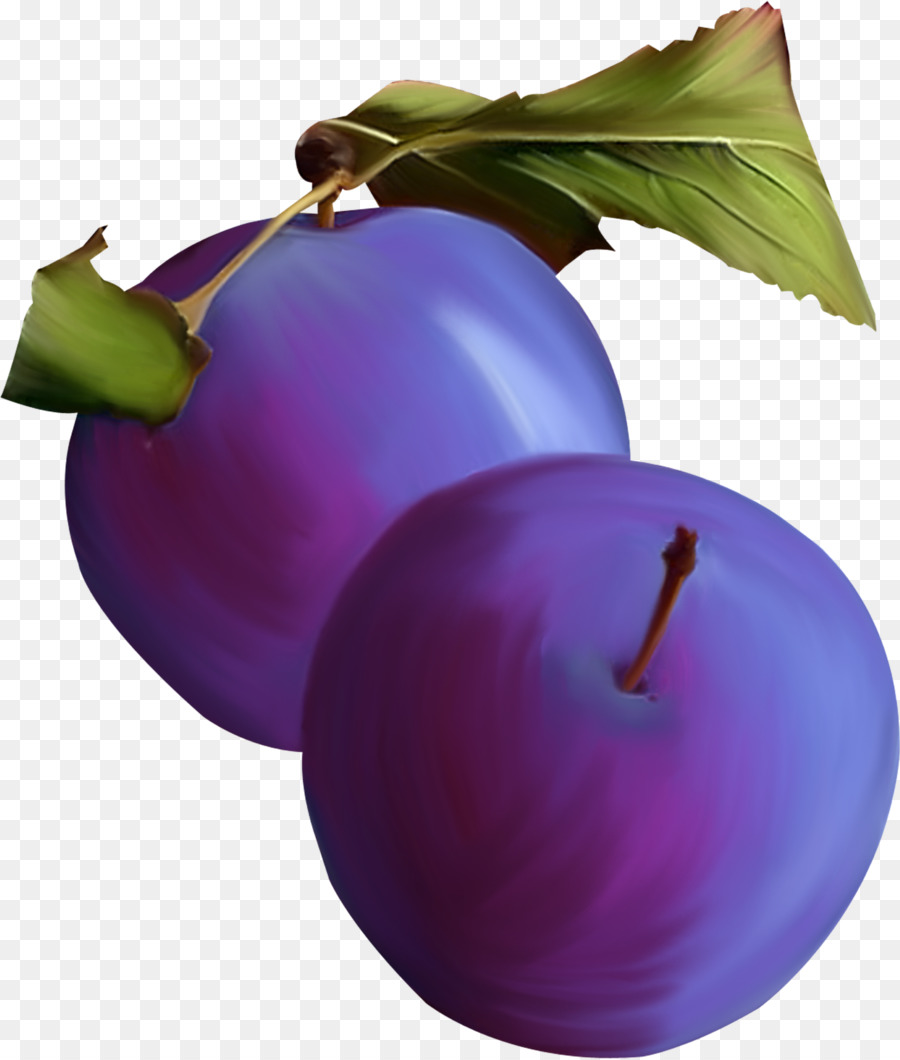 Ciruelas Moradas，Hojas PNG