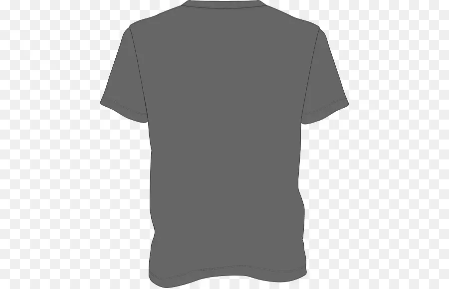 Camiseta Gris，Camisa PNG