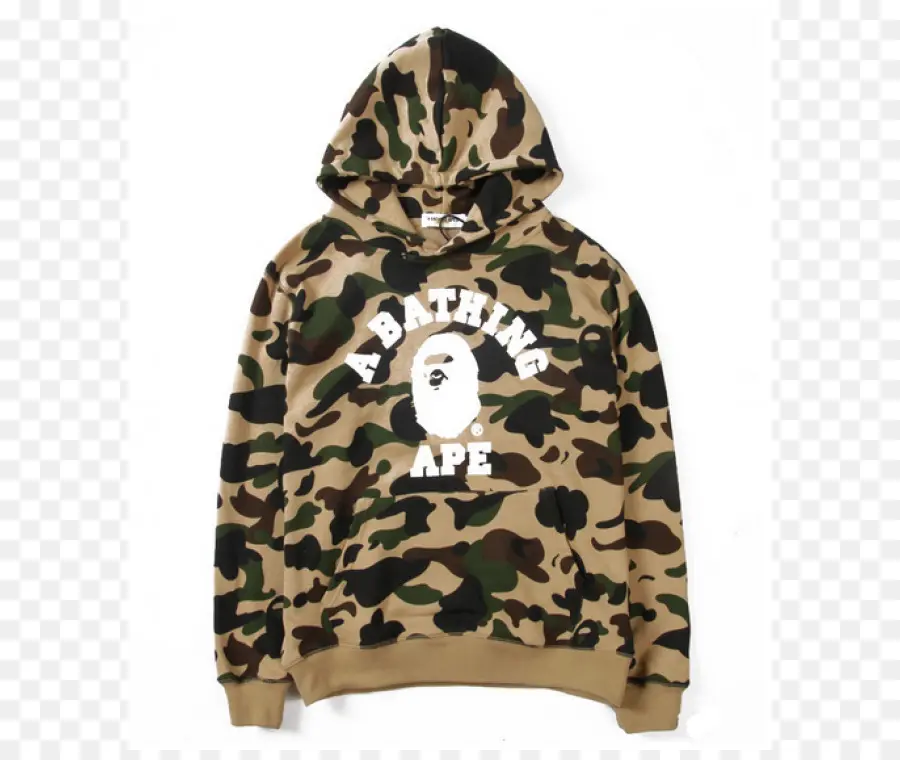 Sudadera Con Capucha，Bathing Ape PNG