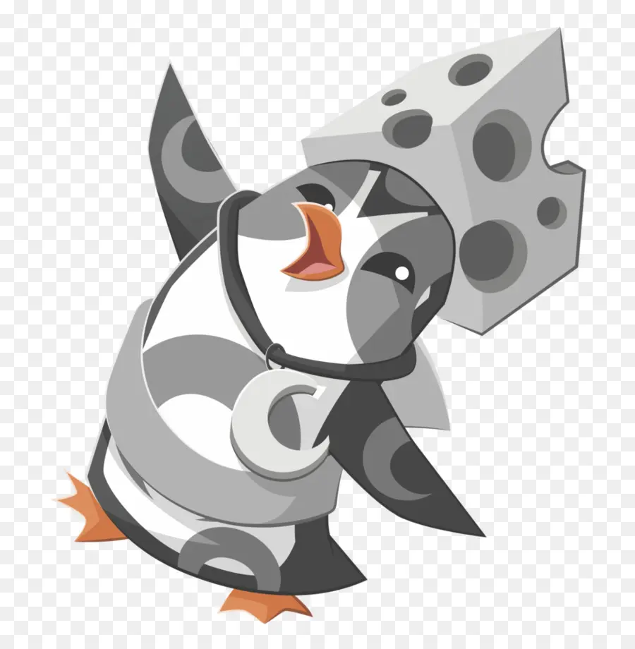 Pingüino，Queso PNG