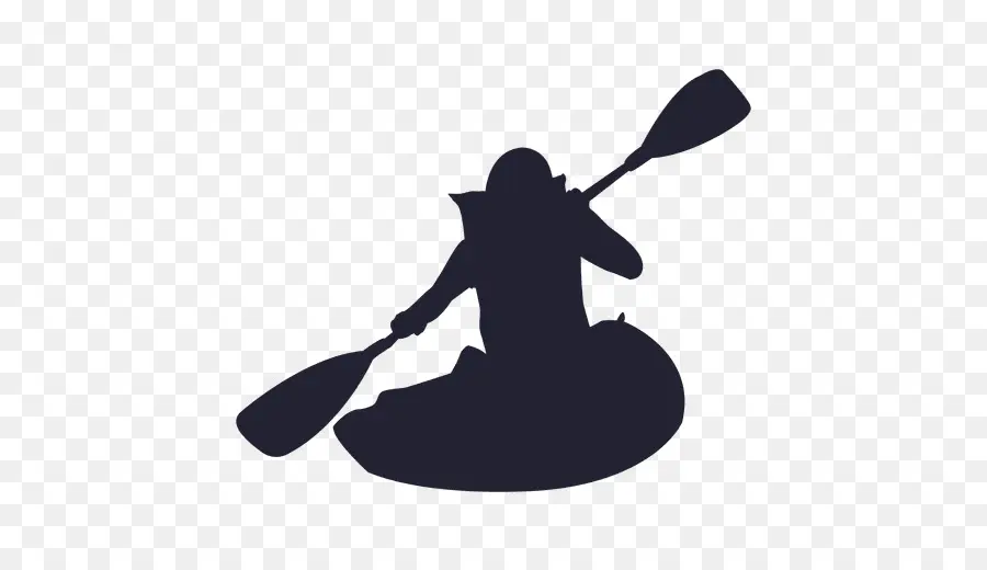 Kayak，Silueta PNG