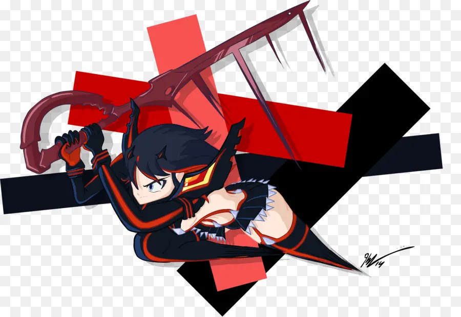 Ryuko Matoi，Senketsu PNG